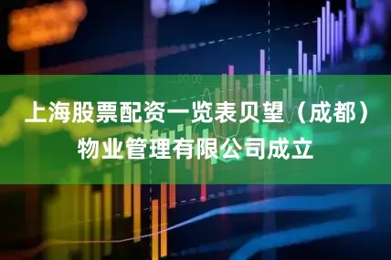 上海股票配资一览表贝望（成都）物业管理有限公司成立