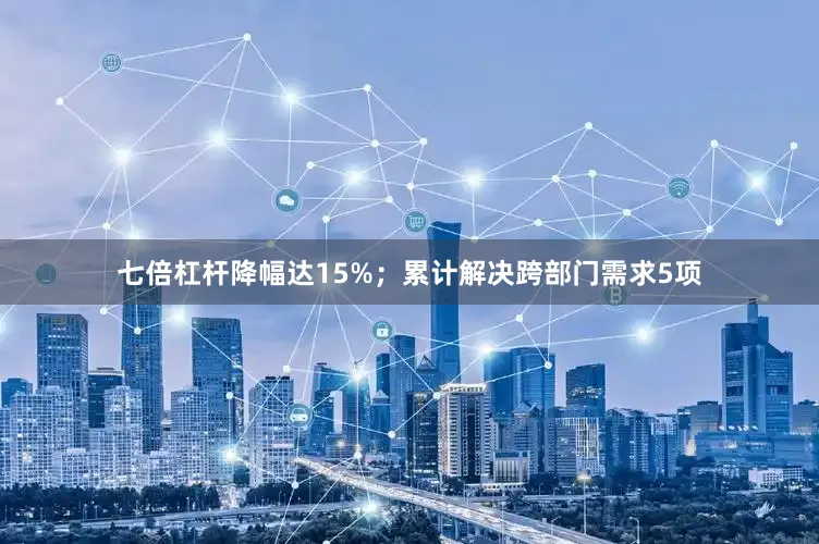 七倍杠杆降幅达15%；累计解决跨部门需求5项