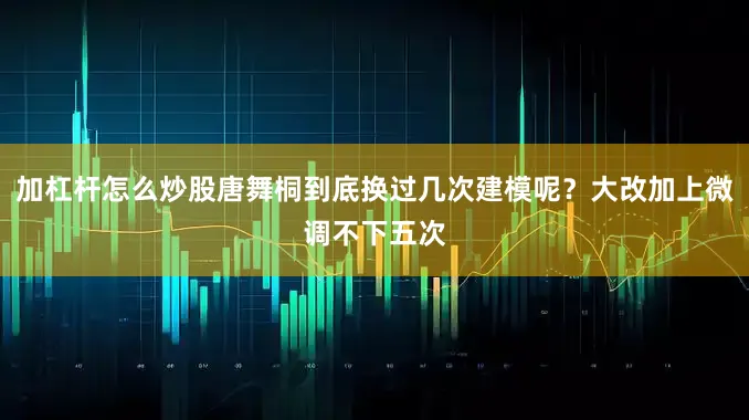 加杠杆怎么炒股唐舞桐到底换过几次建模呢？大改加上微调不下五次